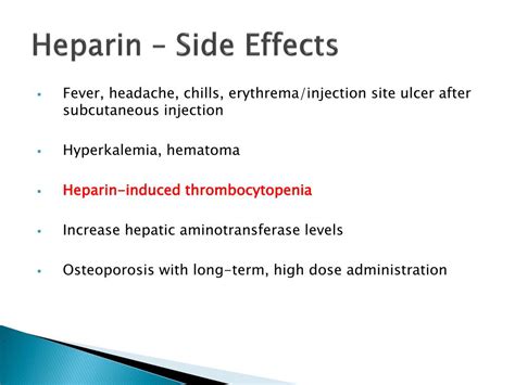 hwpirn|Heparin Side Effects: Common, Severe, Long Term .